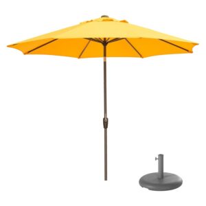 Parasol Aluminium Geel met draaiknop